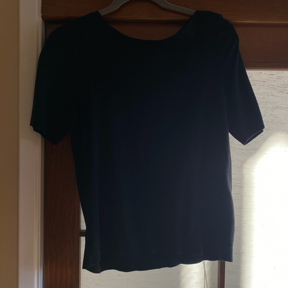 & Other Stories black satin tshirt